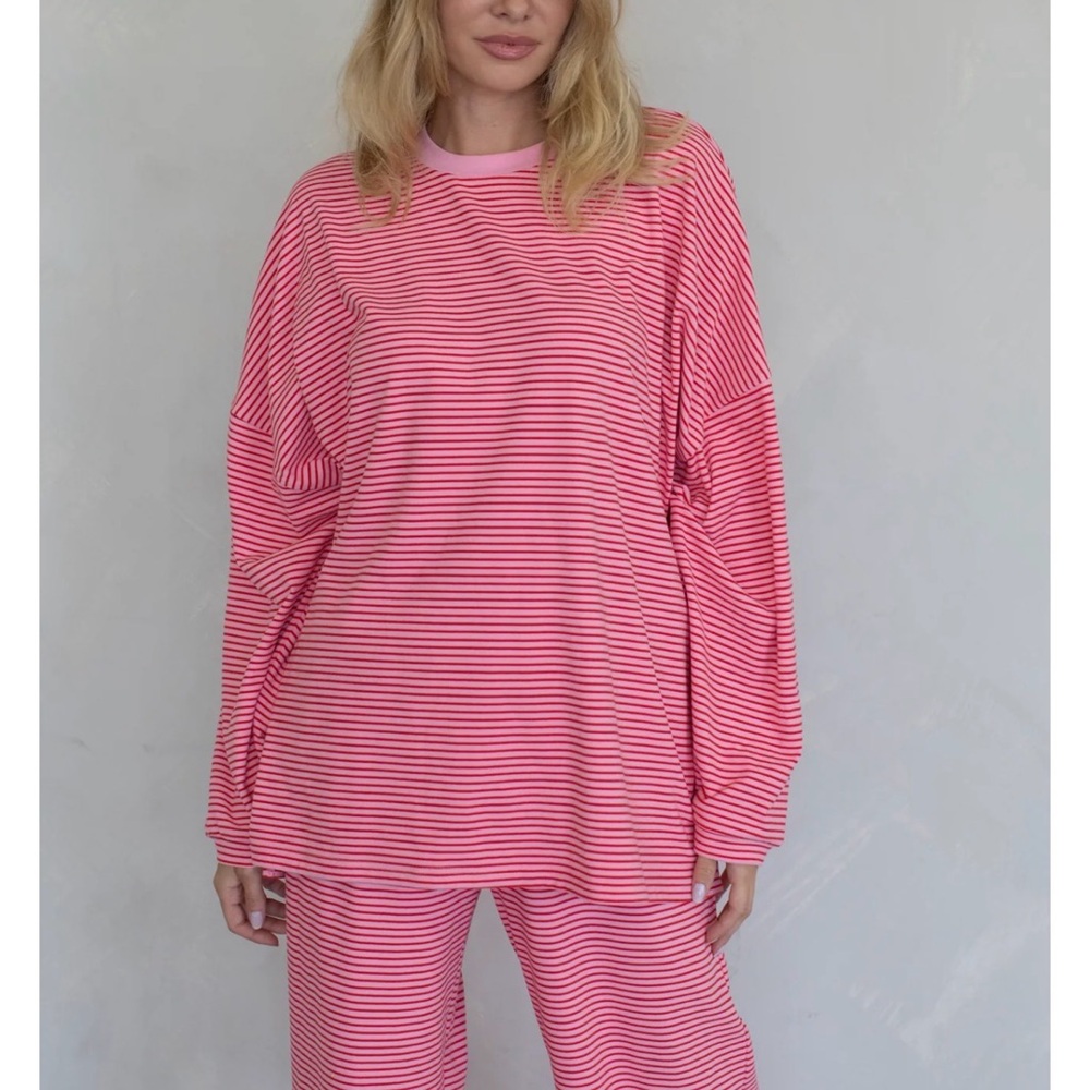 Things Between Pink Stripped Set